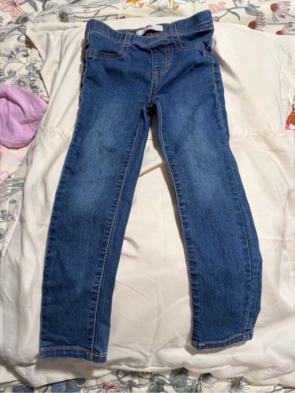 Levi's girls Blue Stretch Denim Jeans